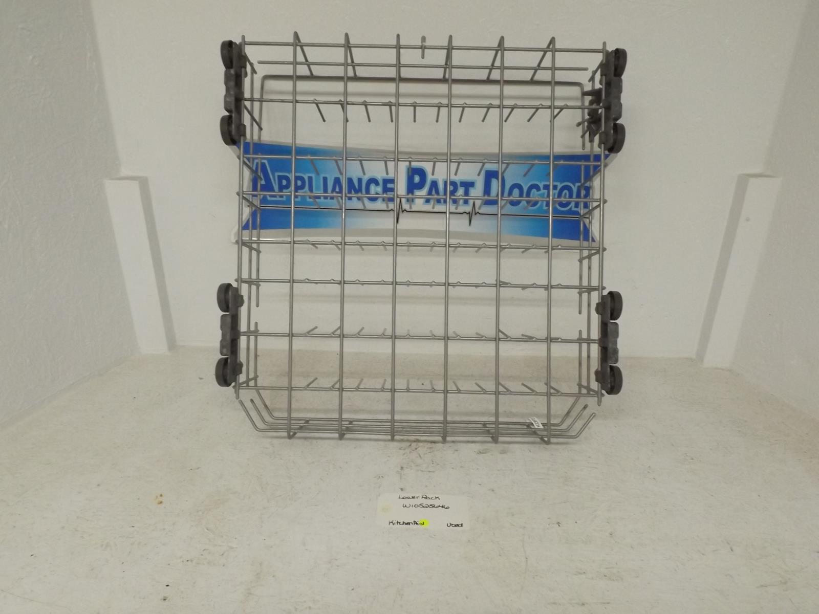 KitchenAid Dishwasher W10525646 Lower Rack Used KitchenAid Dishwasher W10525646 Lower Rack Used